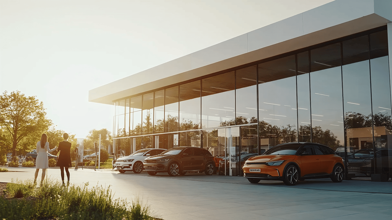 Showroom dealerbedrijf
